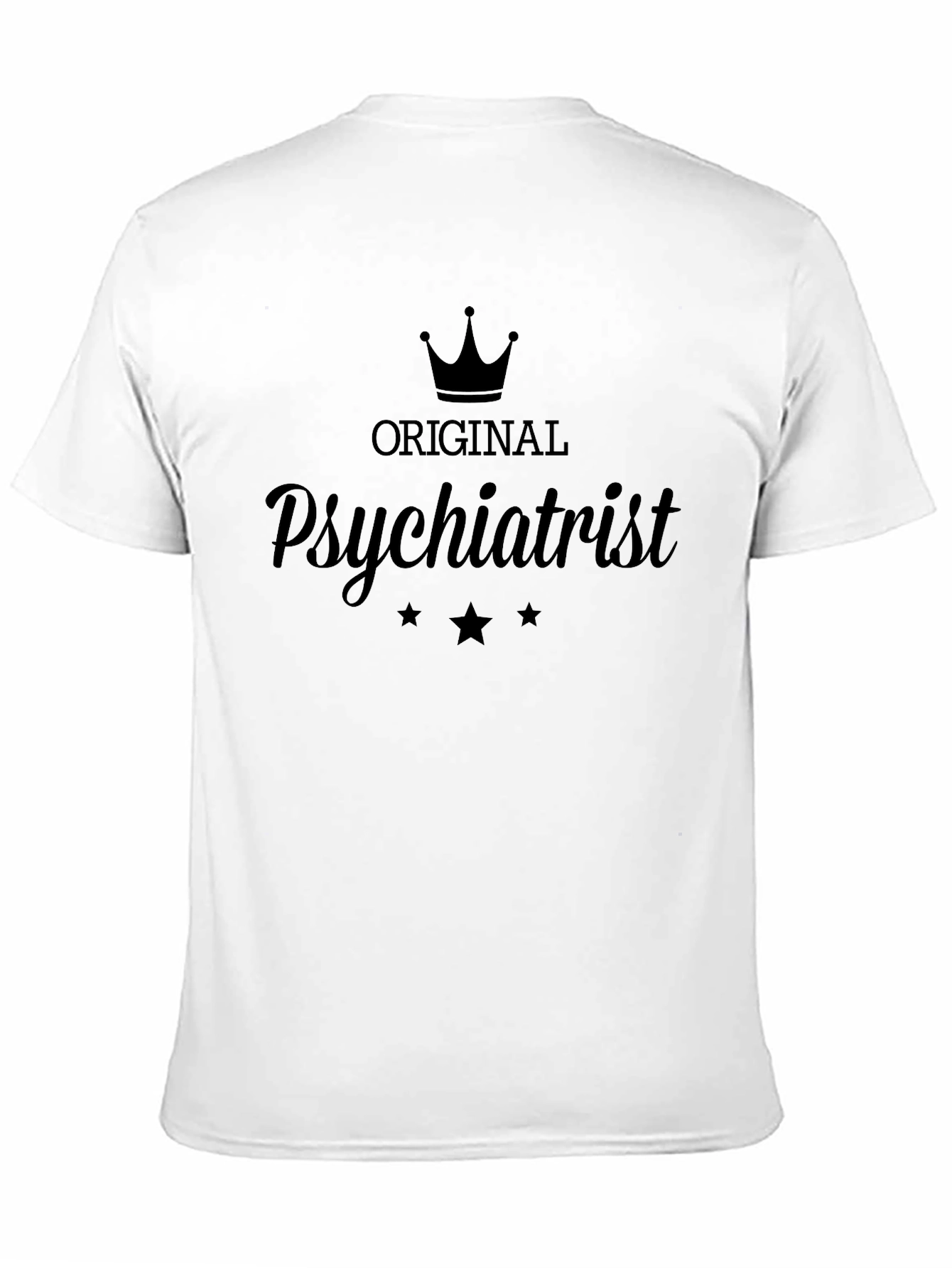 Original Psychiatrist Black Graphic T-Shirt