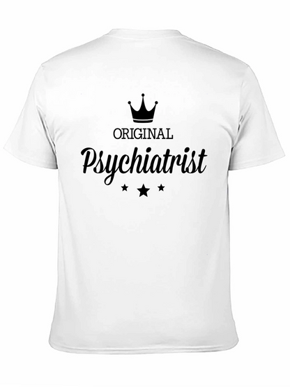 Original Psychiatrist Black Graphic T-Shirt