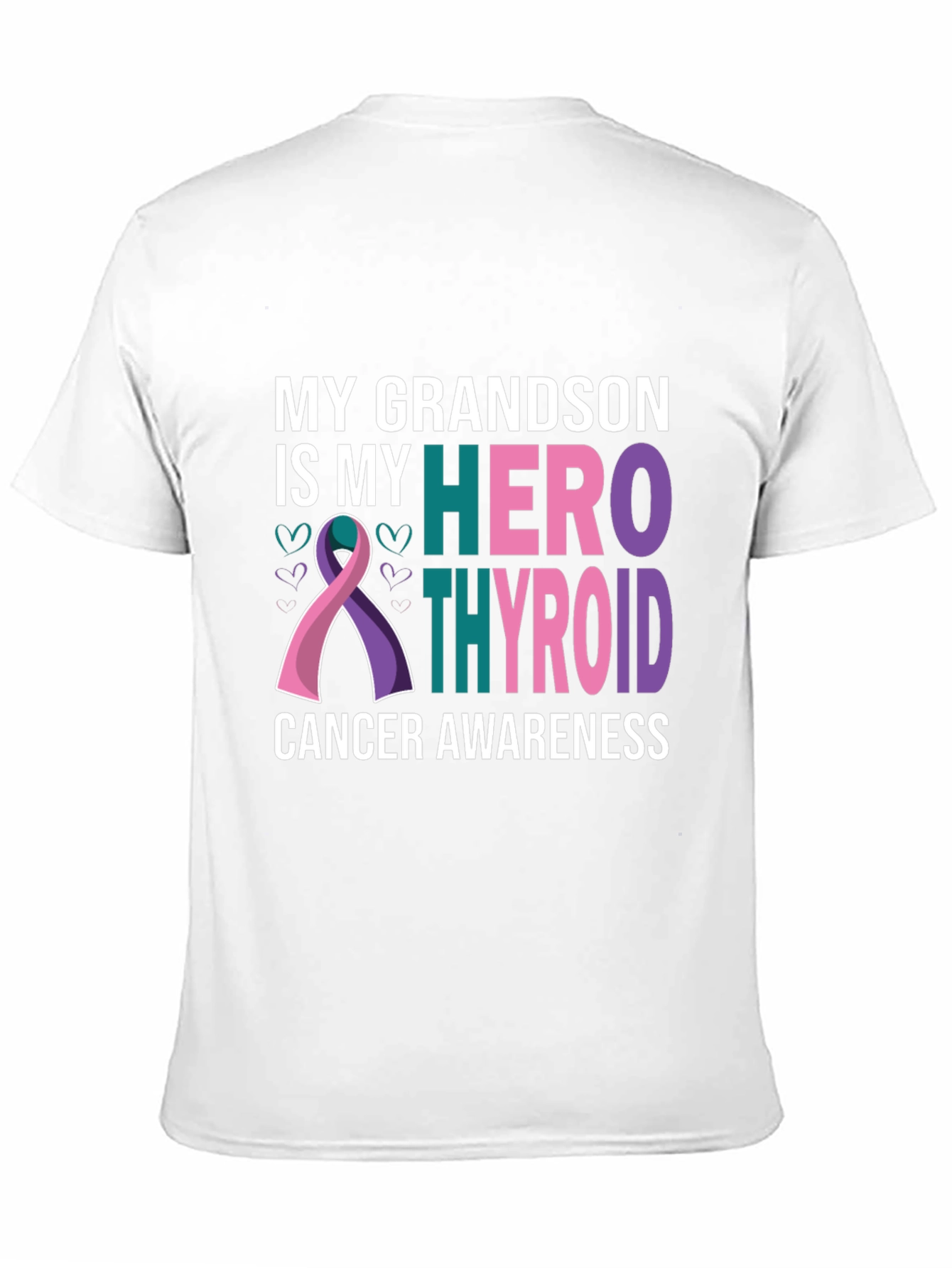 Grandson Thyroid Cancer Awareness T-Shirt