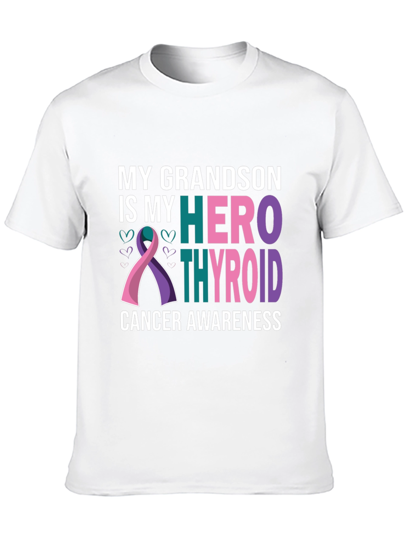 Grandson Thyroid Cancer Awareness T-Shirt