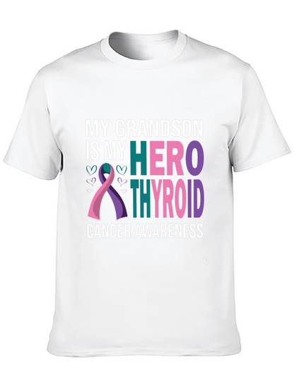 Grandson Thyroid Cancer Awareness T-Shirt
