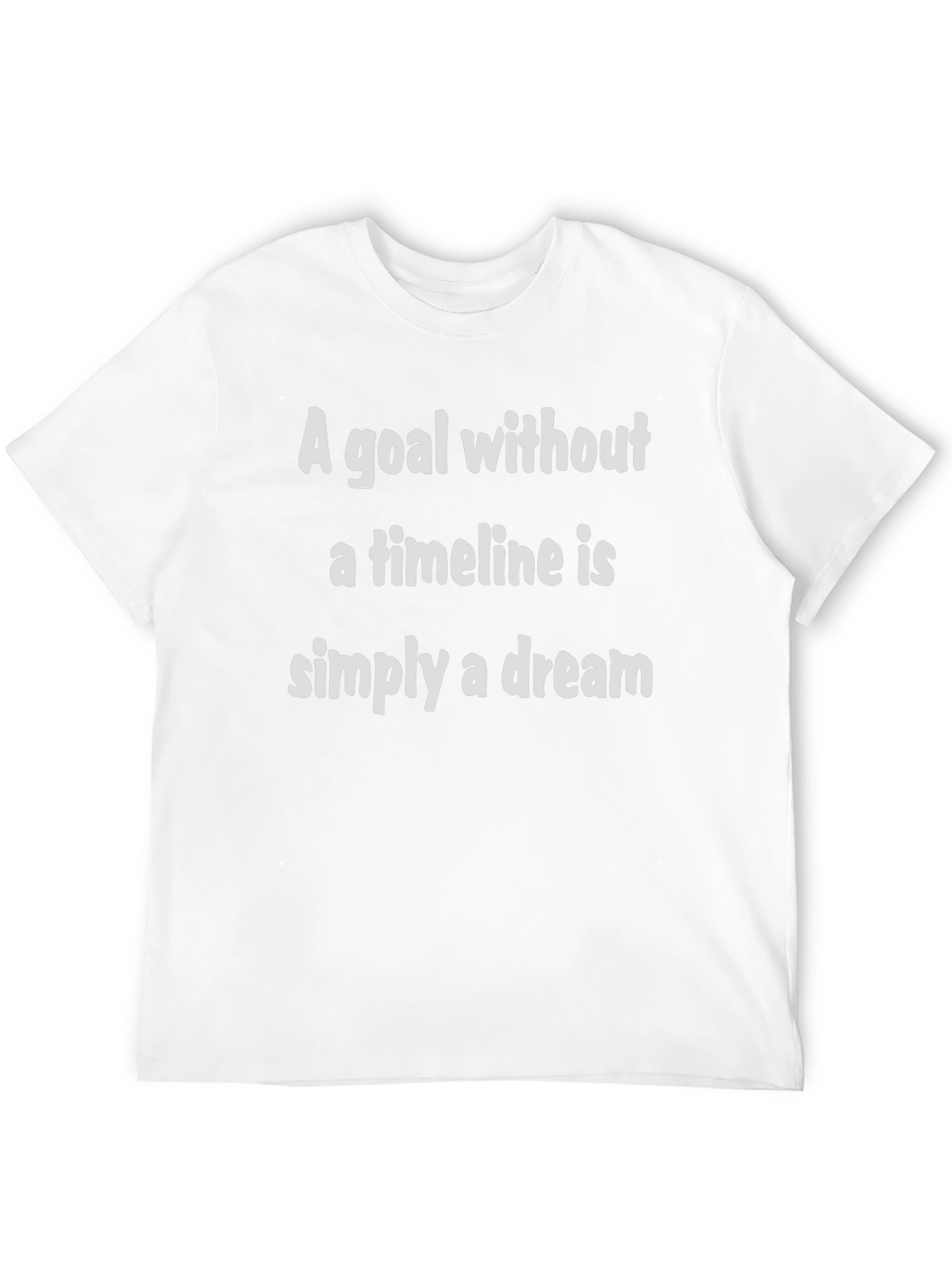 Motivational Goal T-Shirt: Dream Timeline Tee