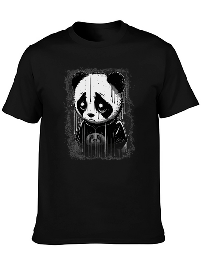 Sad Panda Graphic T-Shirt - Unisex Cotton Tee