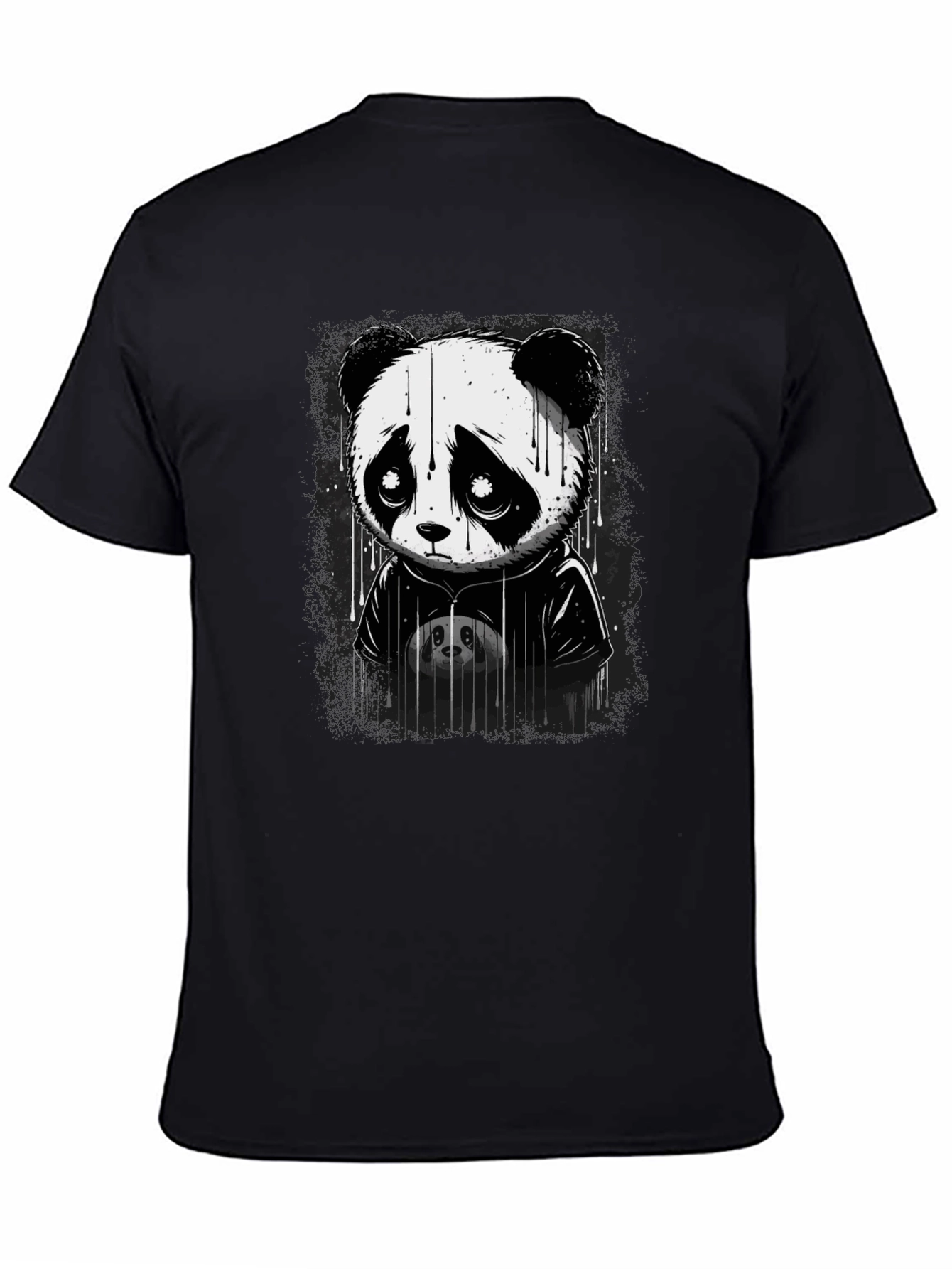Sad Panda Graphic T-Shirt - Unisex Cotton Tee
