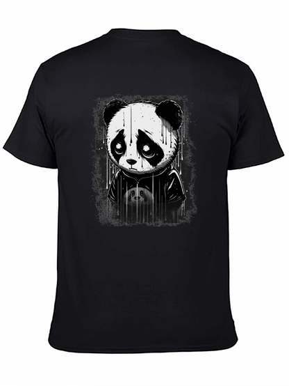 Sad Panda Graphic T-Shirt - Unisex Cotton Tee