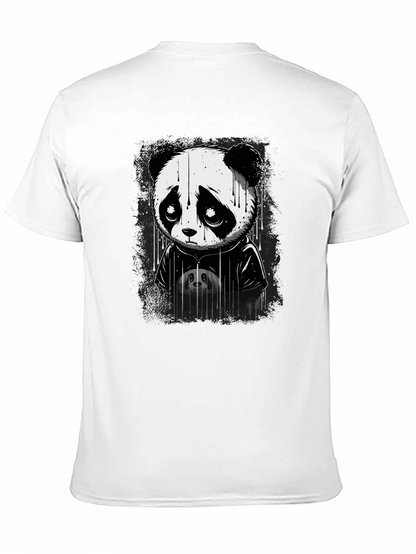 Sad Panda Graphic T-Shirt - Unisex Cotton Tee