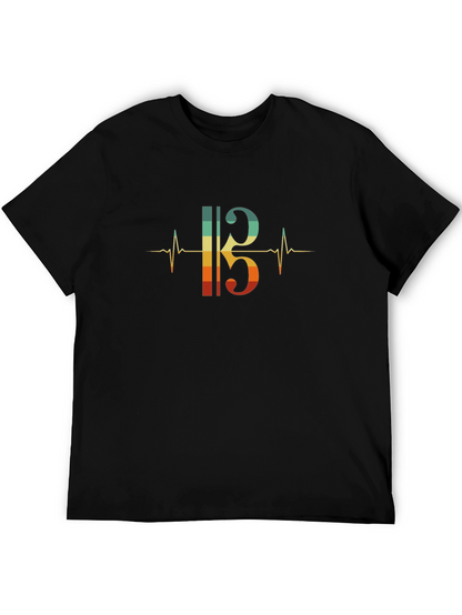 Retro Music Heartbeat T-Shirt