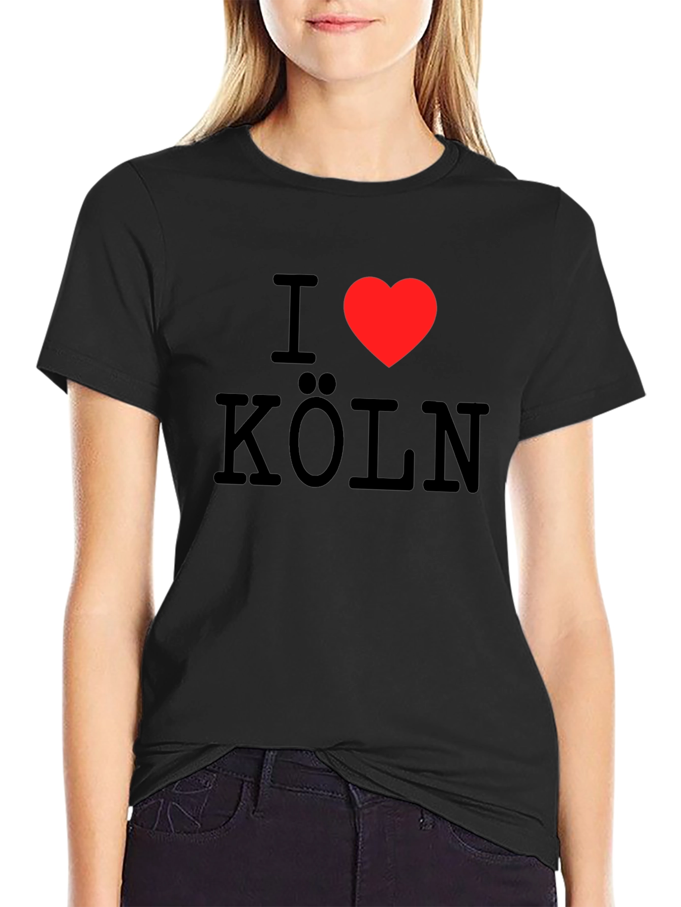 I Love Cologne T-Shirt - Black Cotton Tee