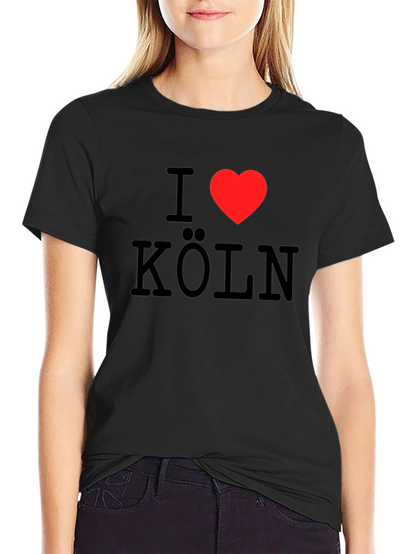 I Love Cologne T-Shirt - Black Cotton Tee