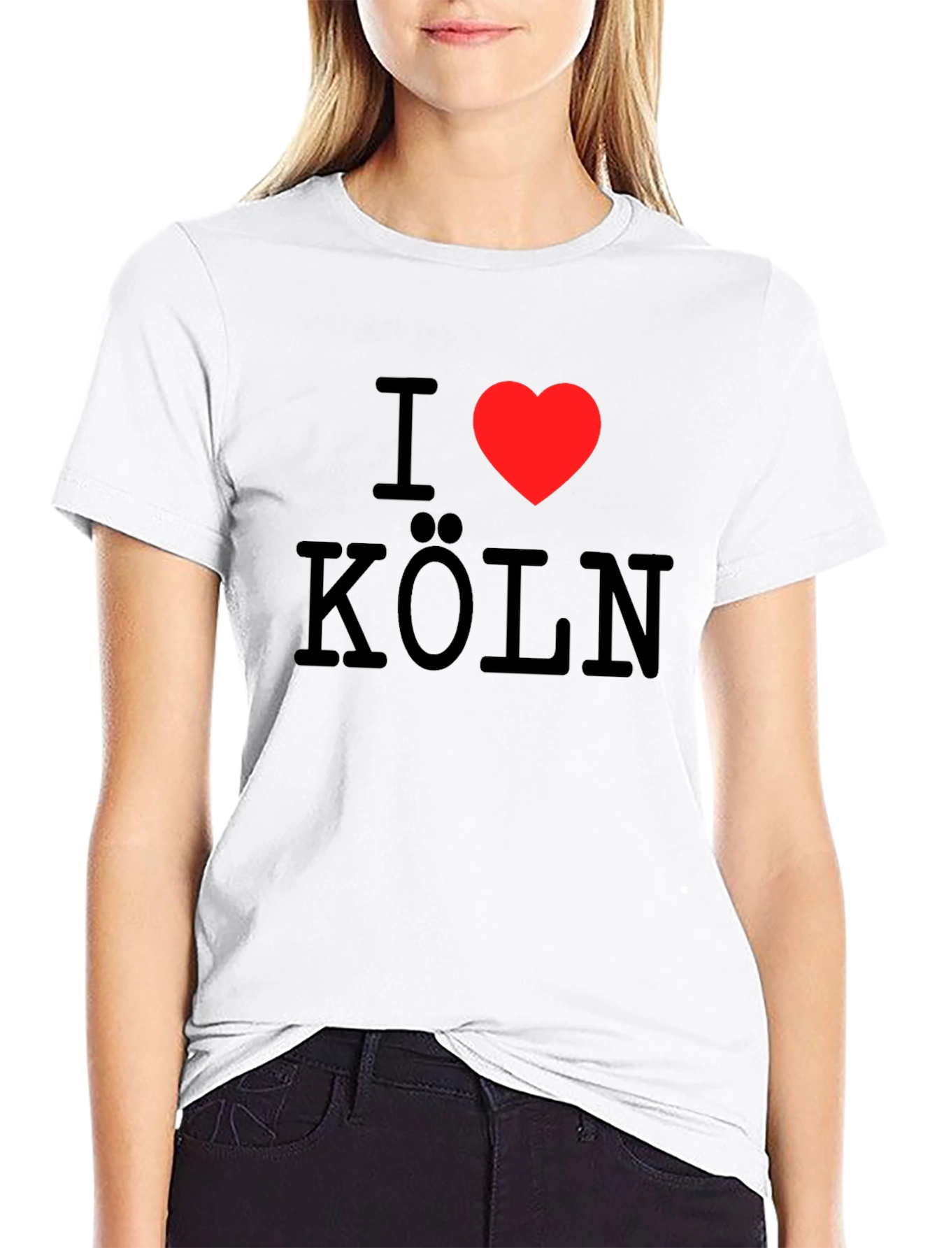 I Love Cologne T-Shirt - Black Cotton Tee