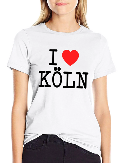 I Love Cologne T-Shirt - Black Cotton Tee
