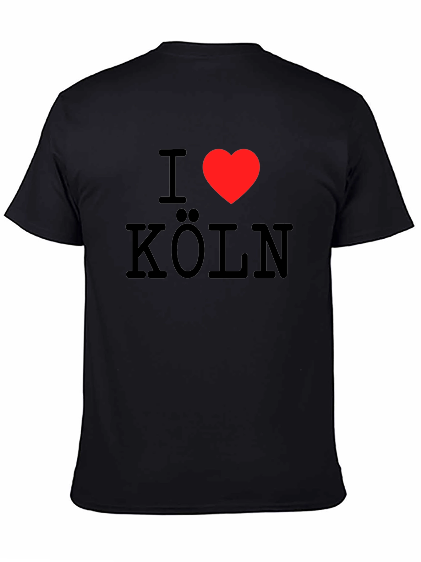 I Love Cologne T-Shirt - Black Cotton Tee