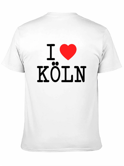 I Love Cologne T-Shirt - Black Cotton Tee