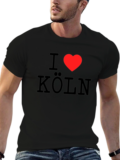I Love Cologne T-Shirt - Black Cotton Tee