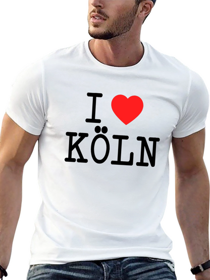 I Love Cologne T-Shirt - Black Cotton Tee
