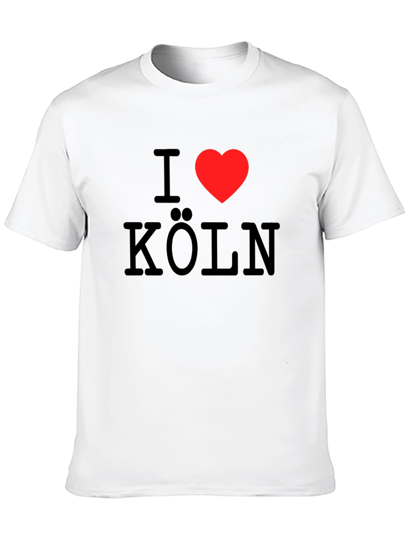 I Love Cologne T-Shirt - Black Cotton Tee