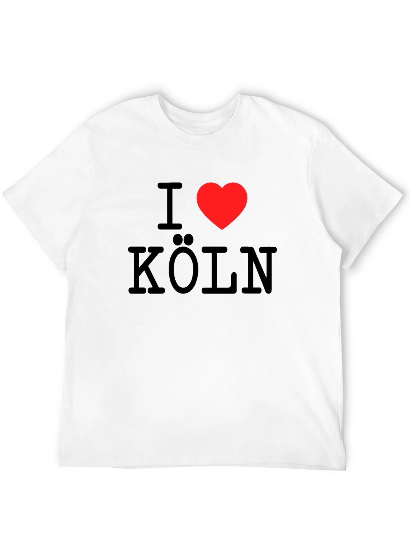 I Love Cologne T-Shirt - Black Cotton Tee