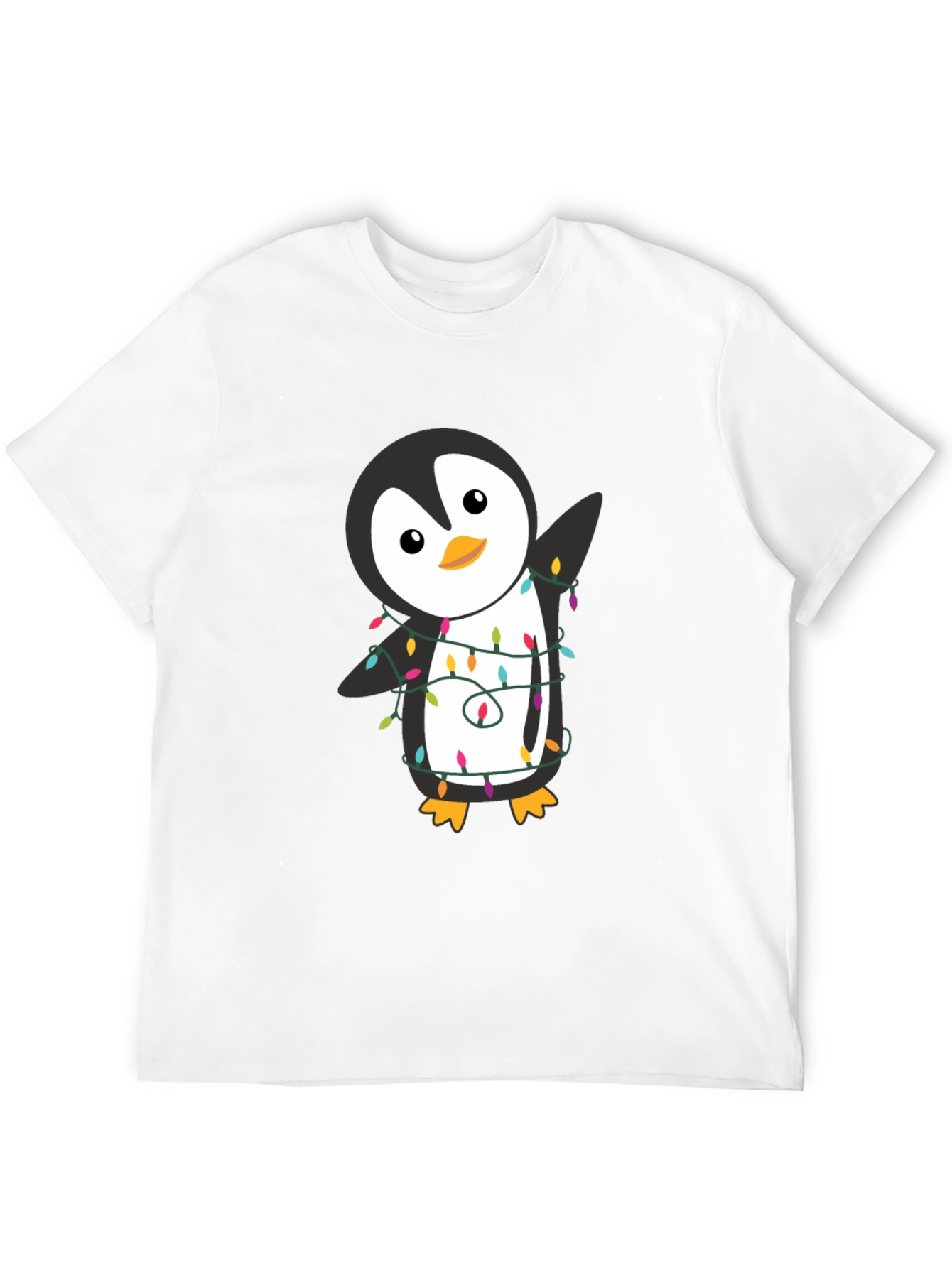 Festive Penguin T-Shirt - Holiday Cheer
