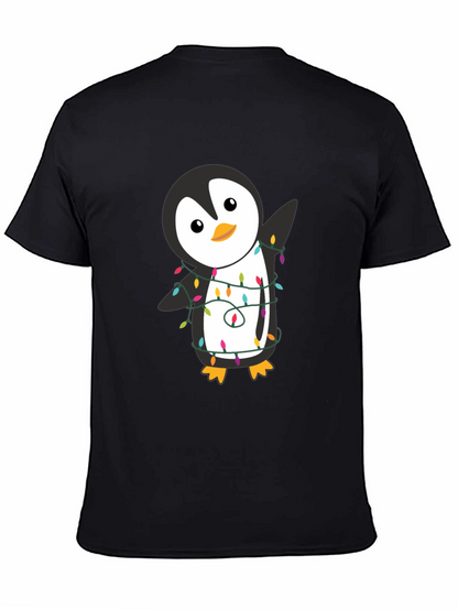 Festive Penguin T-Shirt - Holiday Cheer