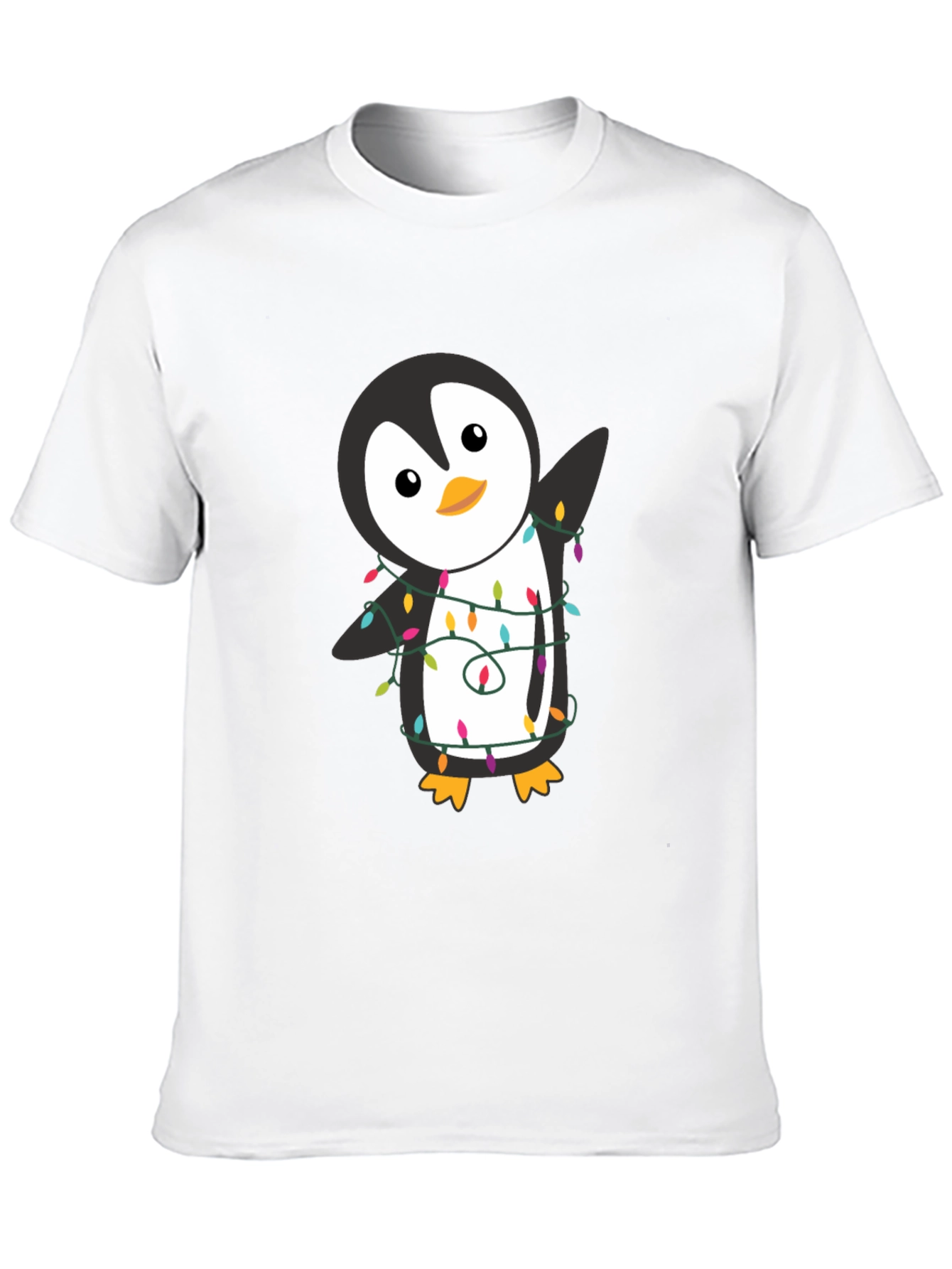 Festive Penguin T-Shirt - Holiday Cheer