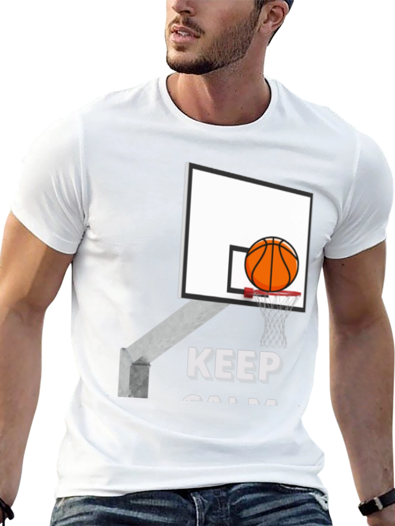 Keep Calm Basketball T-Shirt