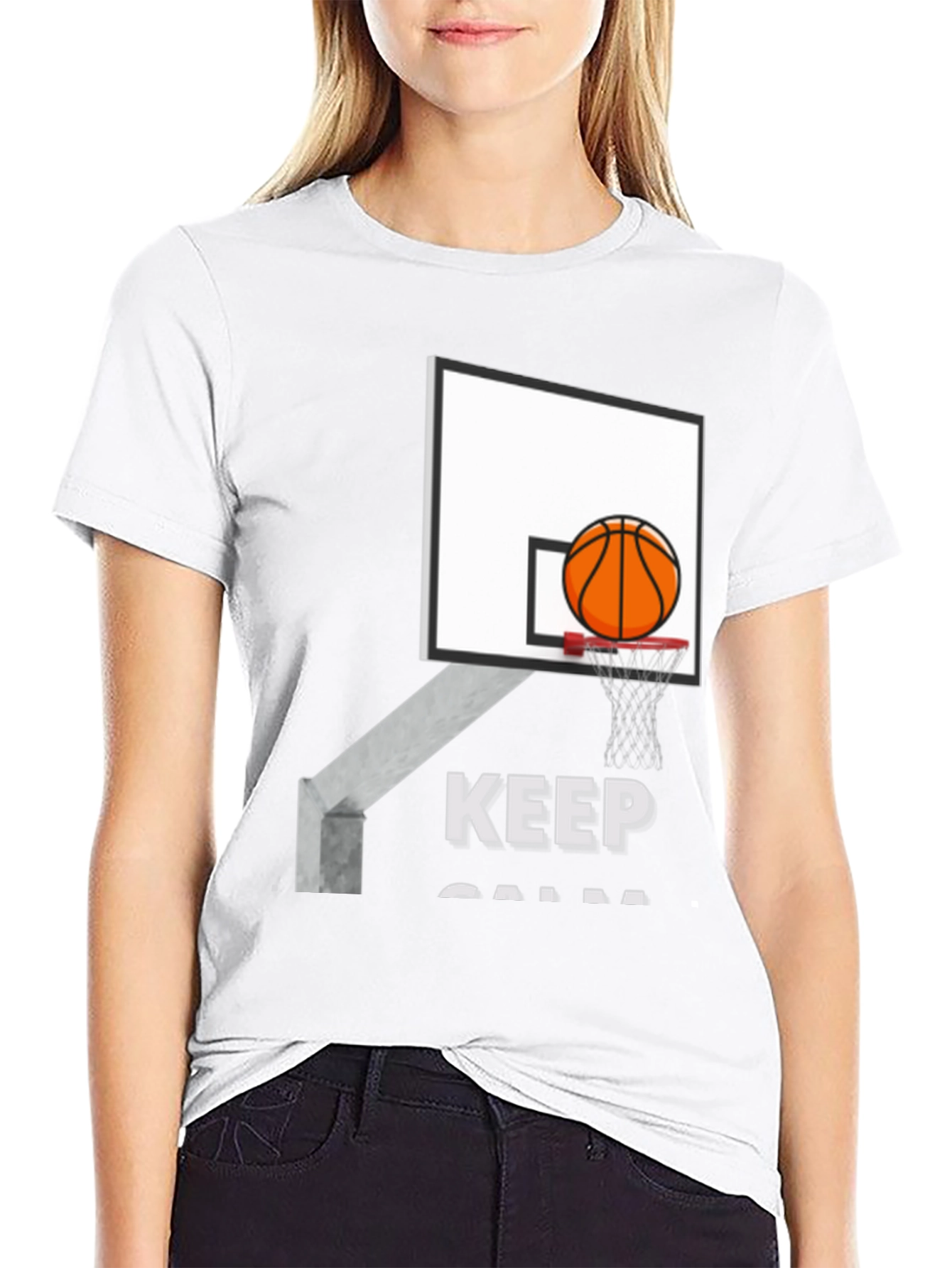 Keep Calm Basketball T-Shirt