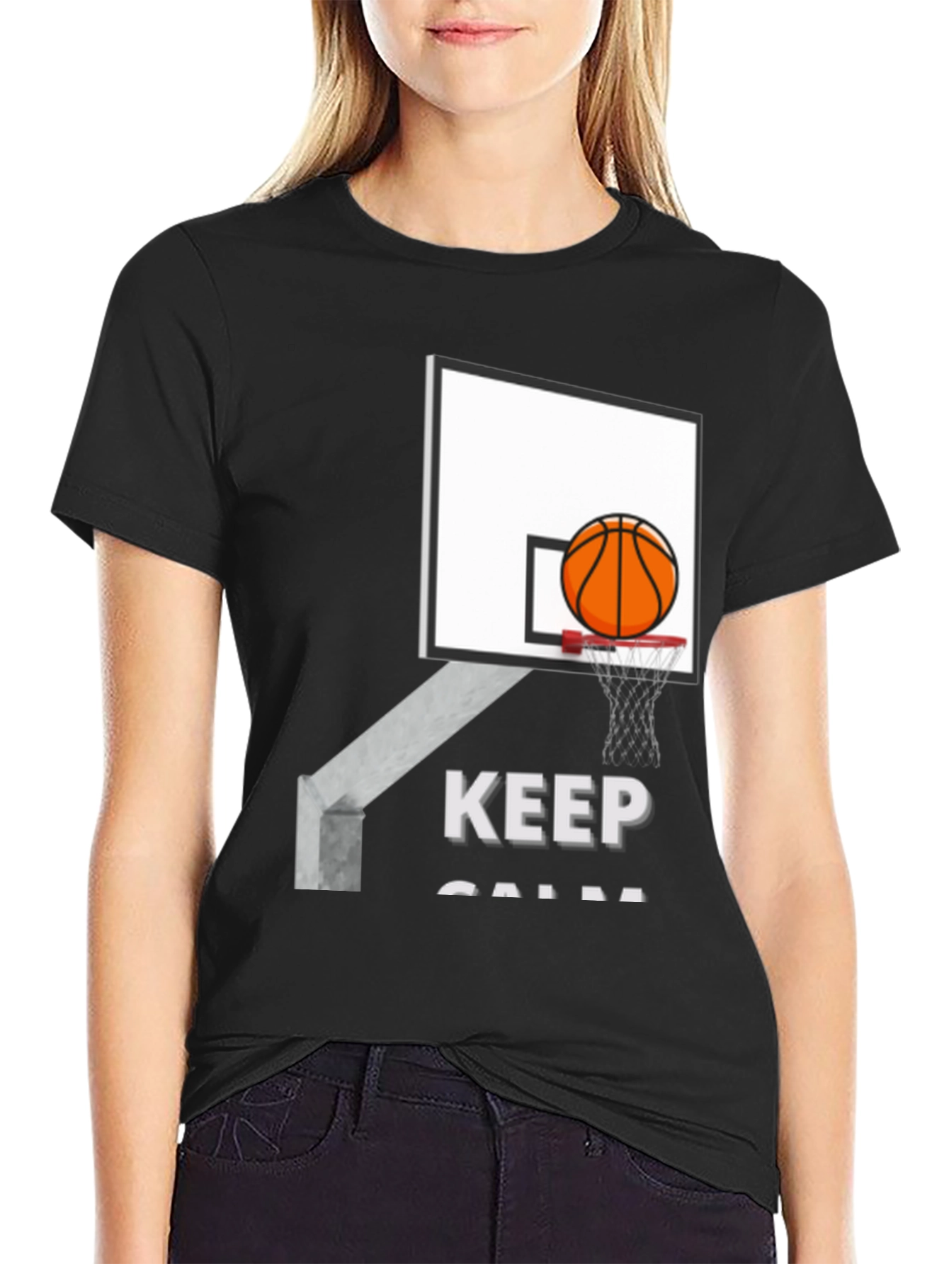 Keep Calm Basketball T-Shirt