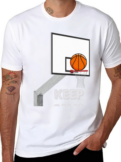 Keep Calm Basketball T-Shirt