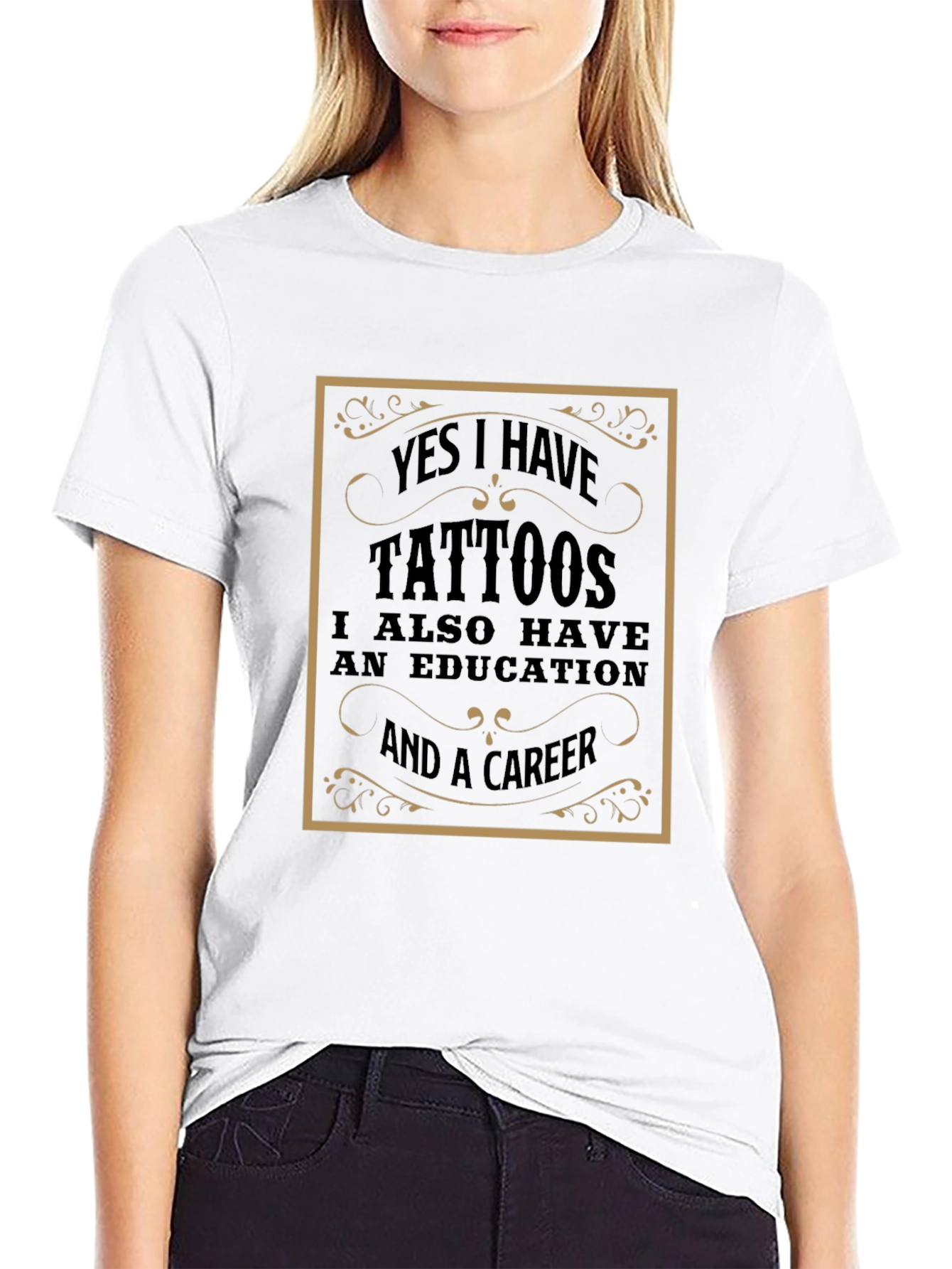 Tattoos Education Career Tee