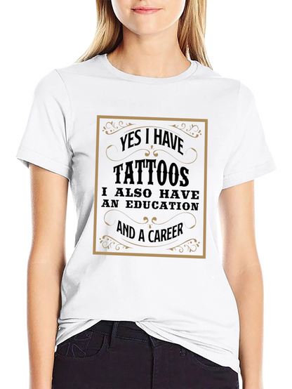 Tattoos Education Career Tee