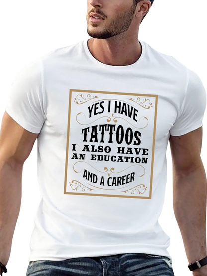 Tattoos Education Career Tee