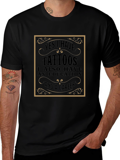 Tattoos Education Career Tee
