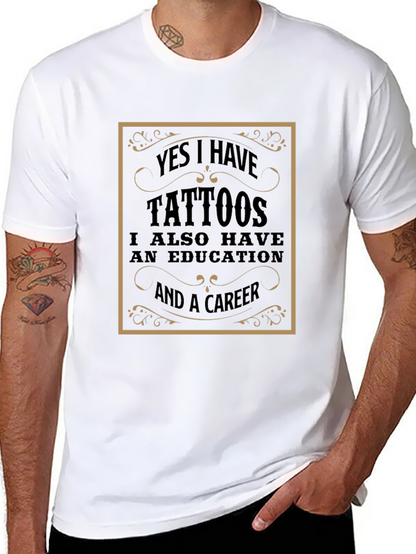 Tattoos Education Career Tee