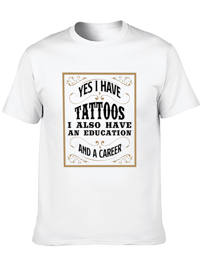 Tattoos Education Career Tee