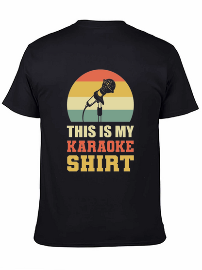 Karaoke Shirt - Retro Microphone Design