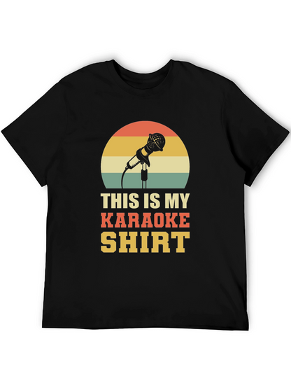 Karaoke Shirt - Retro Microphone Design