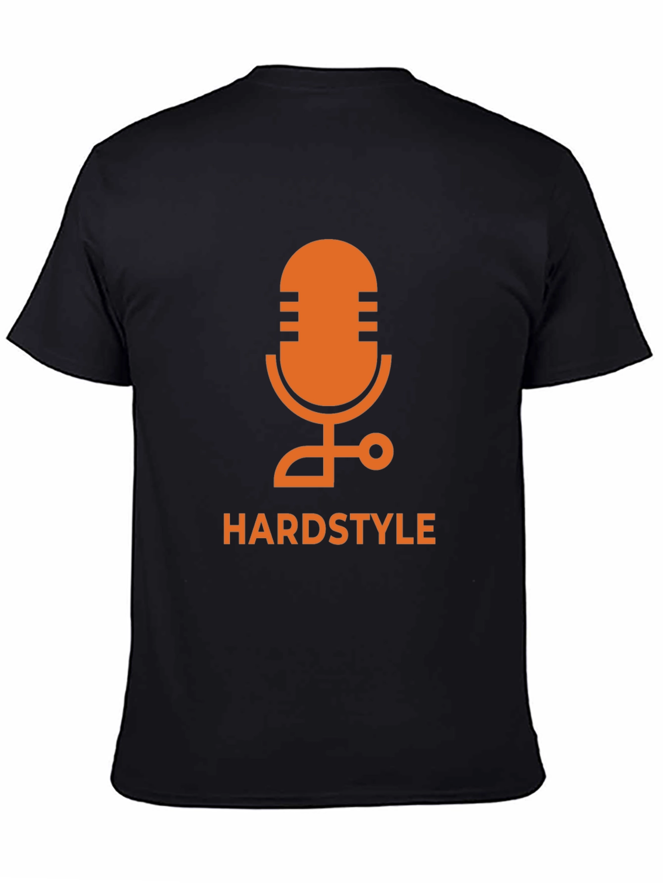 Hardstyle Microphone Graphic Tee - Black