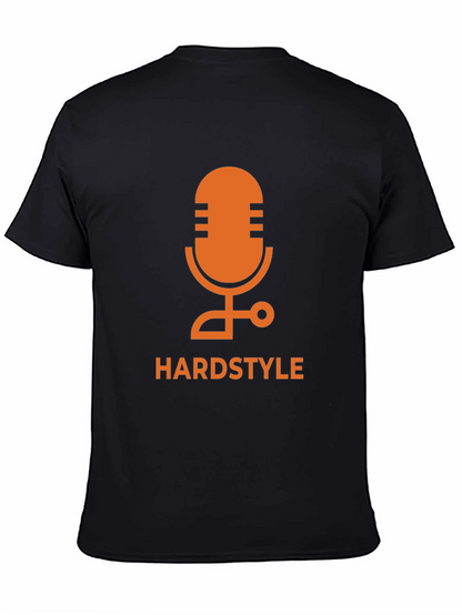 Hardstyle Microphone Graphic Tee - Black