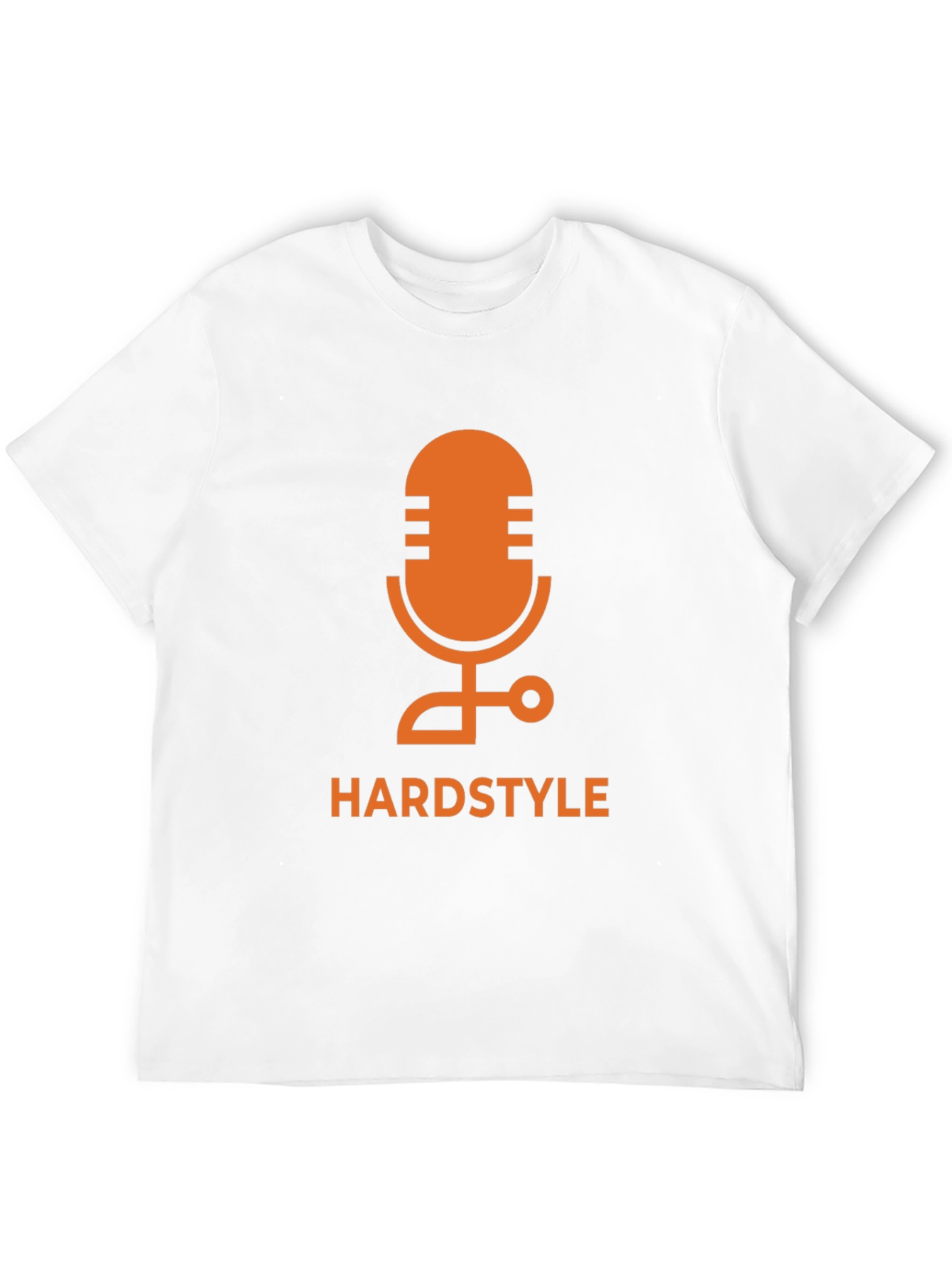 Hardstyle Microphone Graphic Tee - Black