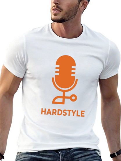 Hardstyle Microphone Graphic Tee - Black