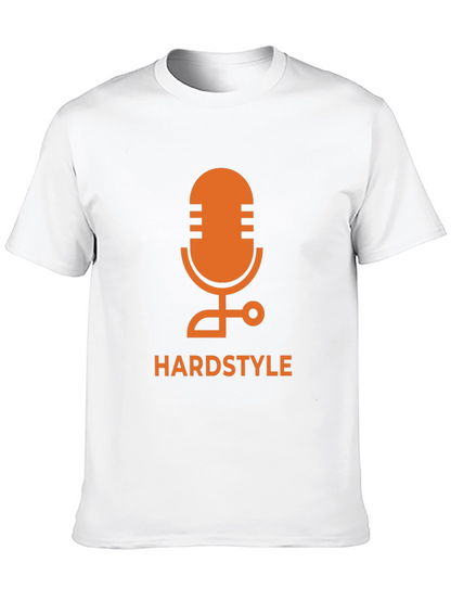 Hardstyle Microphone Graphic Tee - Black
