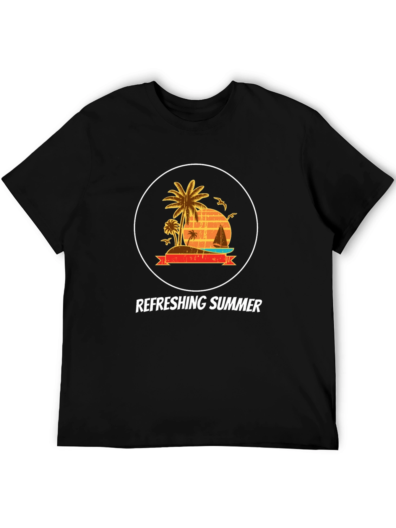 Refreshing Summer Graphic Tee - Island Life