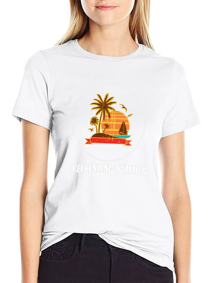 Refreshing Summer Graphic Tee - Island Life