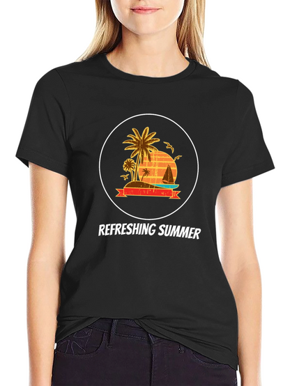 Refreshing Summer Graphic Tee - Island Life