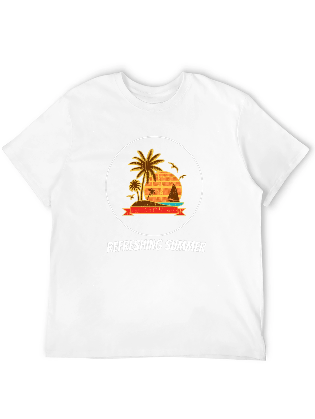 Refreshing Summer Graphic Tee - Island Life