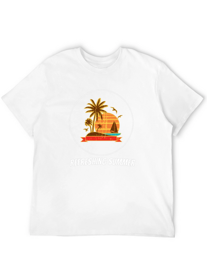 Refreshing Summer Graphic Tee - Island Life