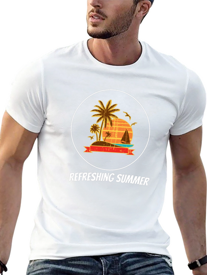 Refreshing Summer Graphic Tee - Island Life
