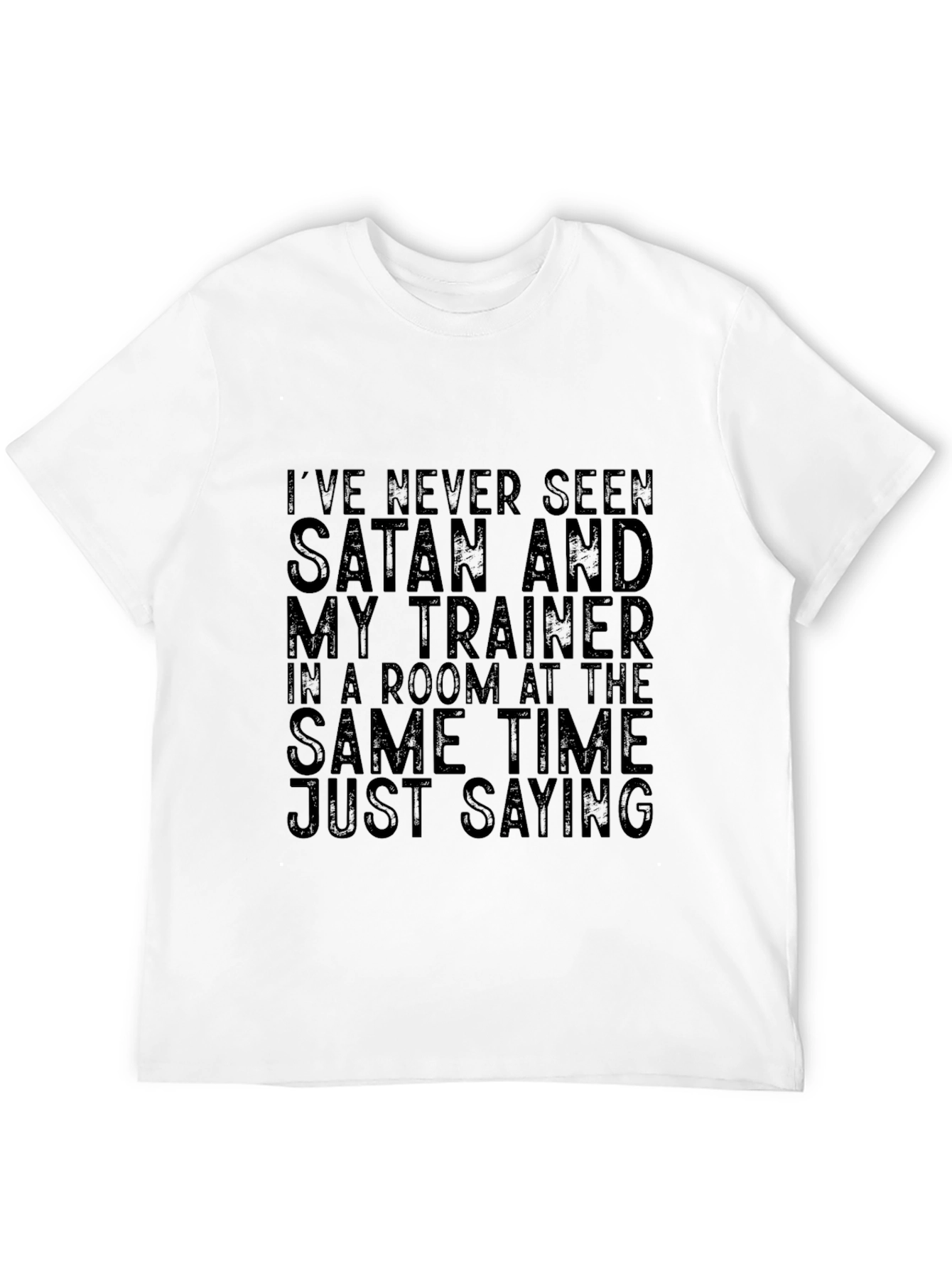 Satan Trainer Graphic Tee - Funny Gym T-Shirt