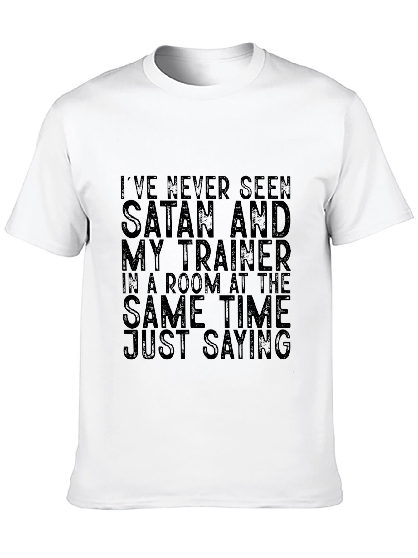 Satan Trainer Graphic Tee - Funny Gym T-Shirt