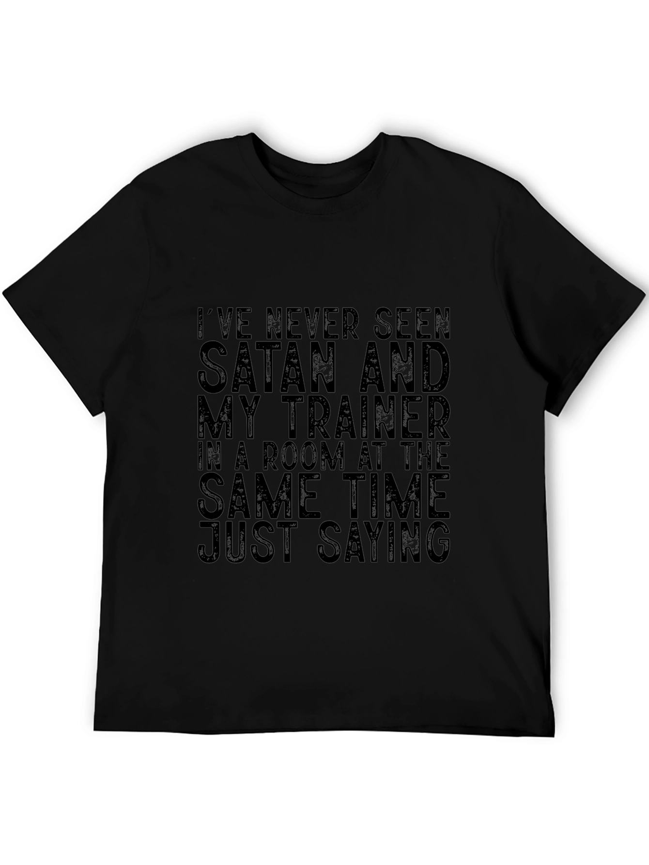 Satan Trainer Graphic Tee - Funny Gym T-Shirt